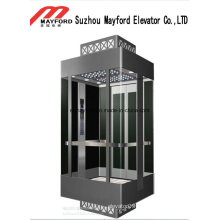 Ascenseur panoramique de voiture de luxe avec la machine Roomless